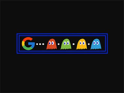 Juego de Pacman de Google
